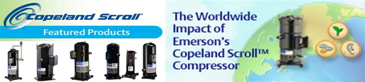 מדחס קופלנד סקרול Copeland Scroll Compressors